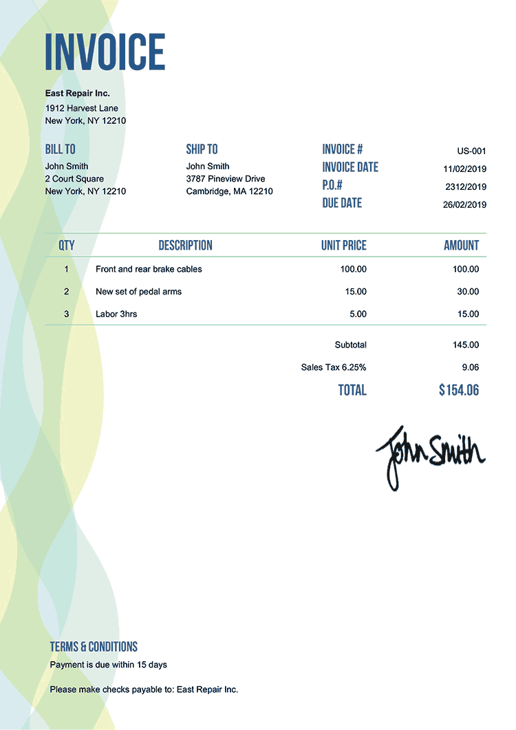 invoice